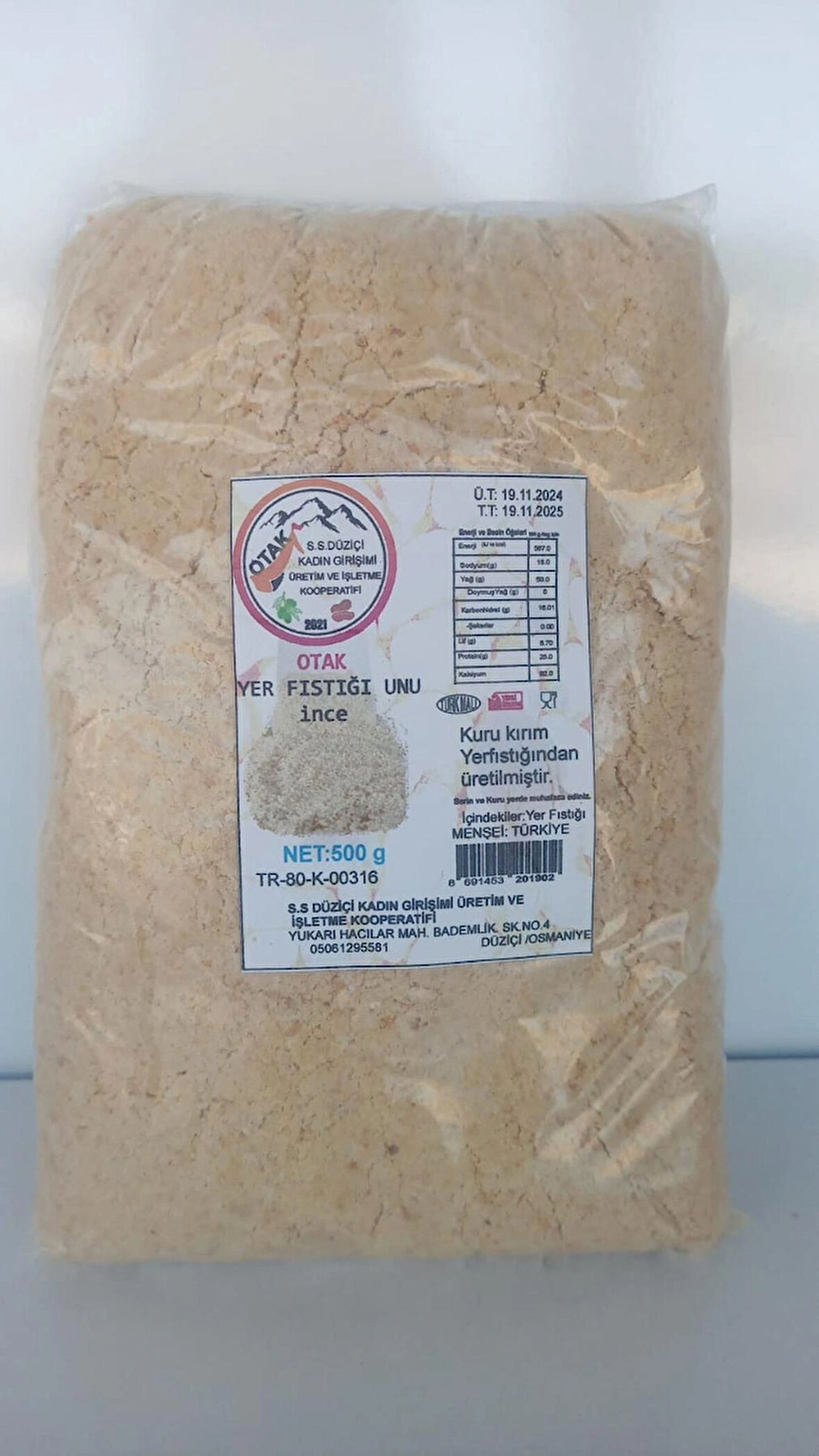 Otak Yer Fıstığı Unu-ince/ 500g