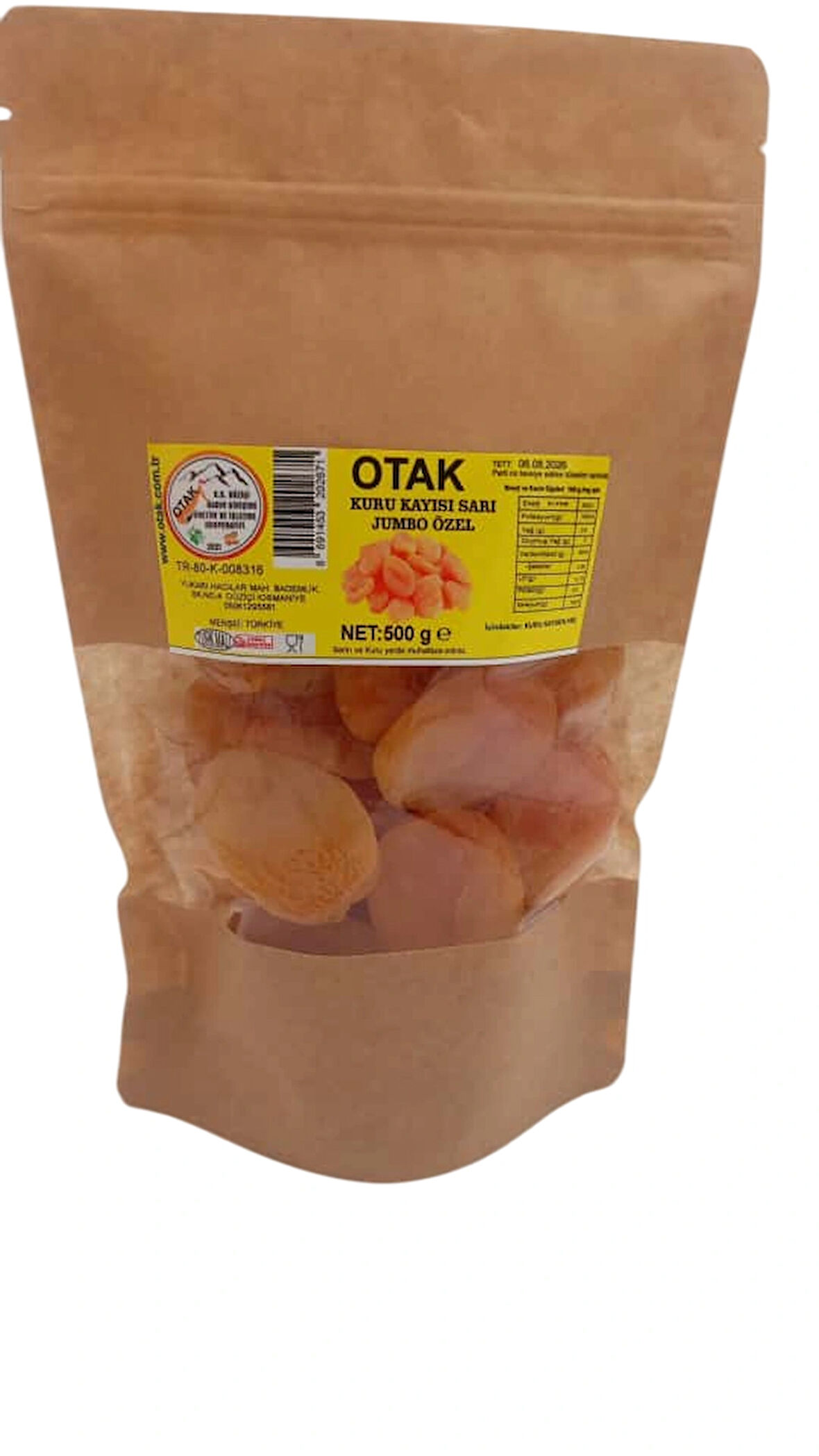 Otak Kuru Kayısı 500 gr