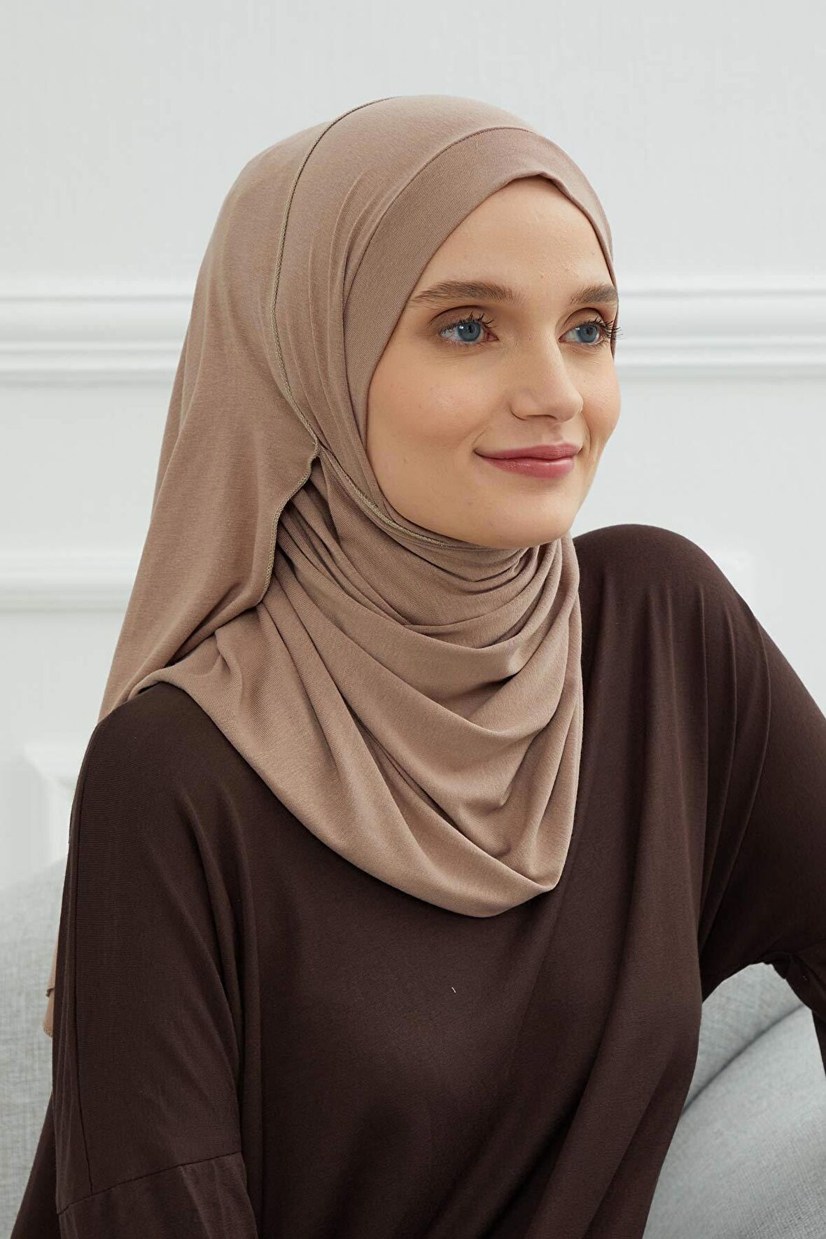 Pileli Pratik Penye Şal,PS-16