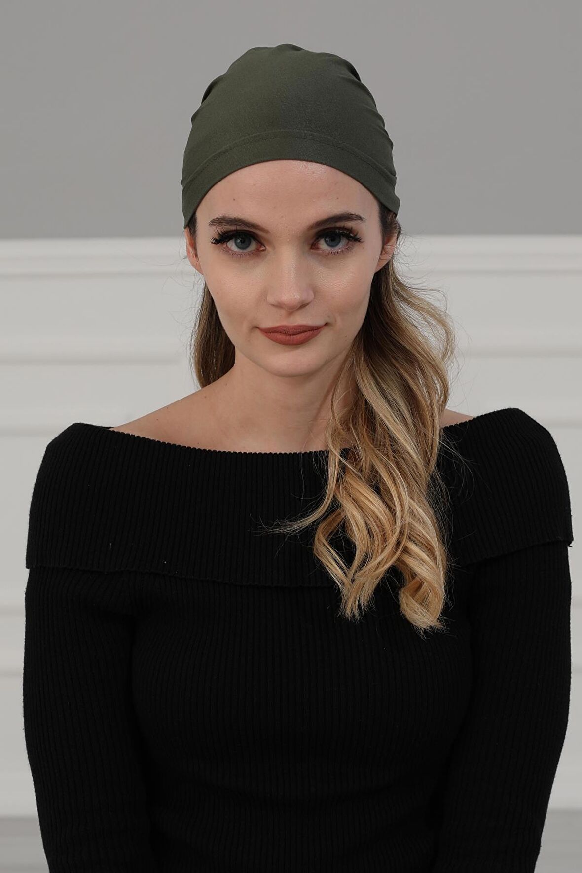 Büzgülü Penye Bandana,B-48