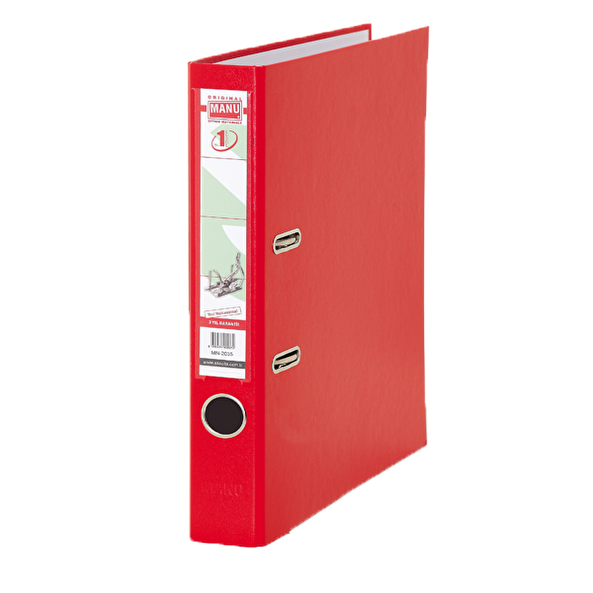 Manu Klasör Çakma Mekanizma Dar Kırmızı 2035