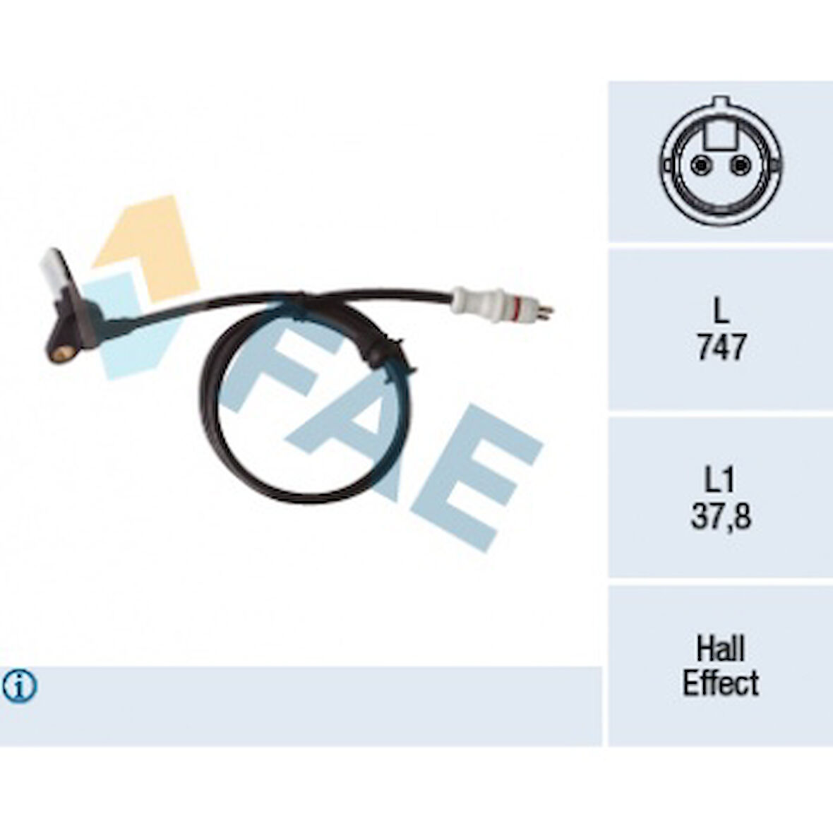 Renault Abs Sensor Kablo Arka Sag Kangoo - Fae 78413