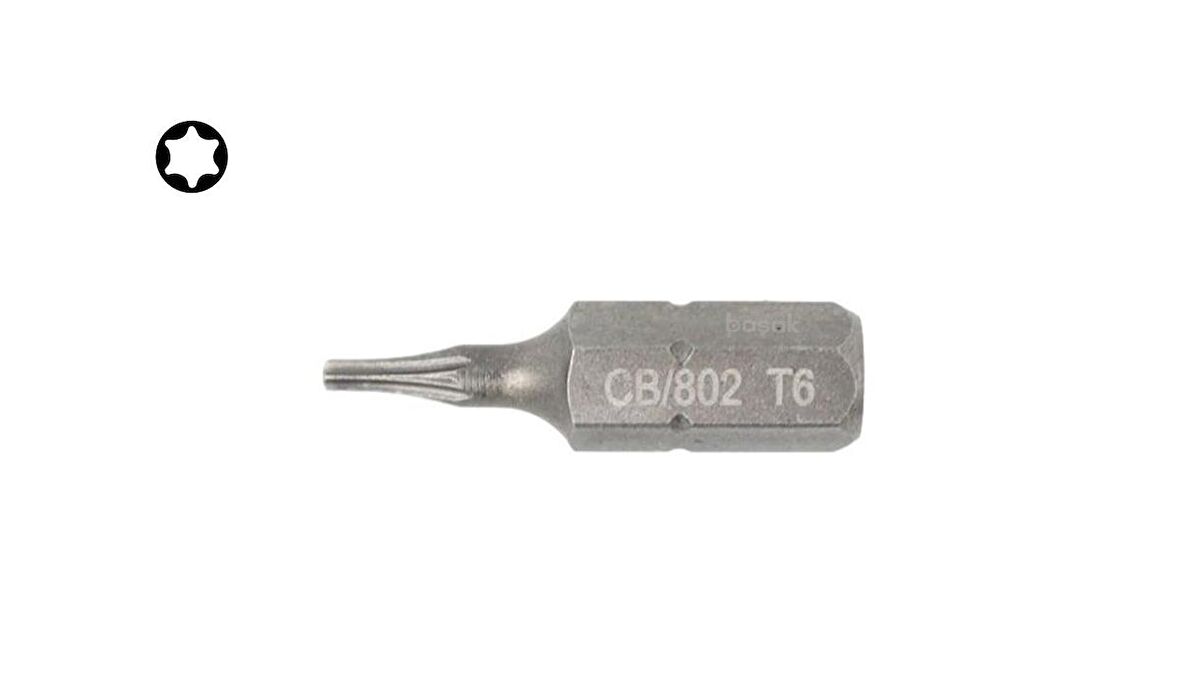 Ceta Form T6 x 25 mm Torx Bits Uç CB/802