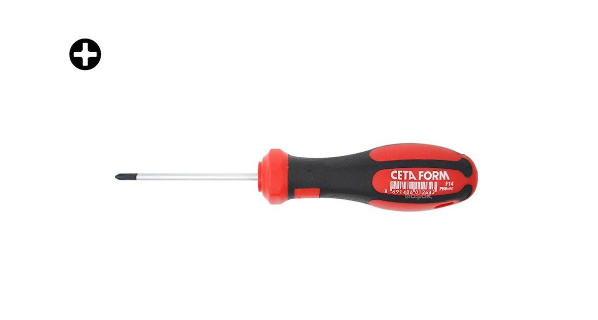 Ceta Form PH0 x 60 mm Yıldız Tornavida F14-000-060