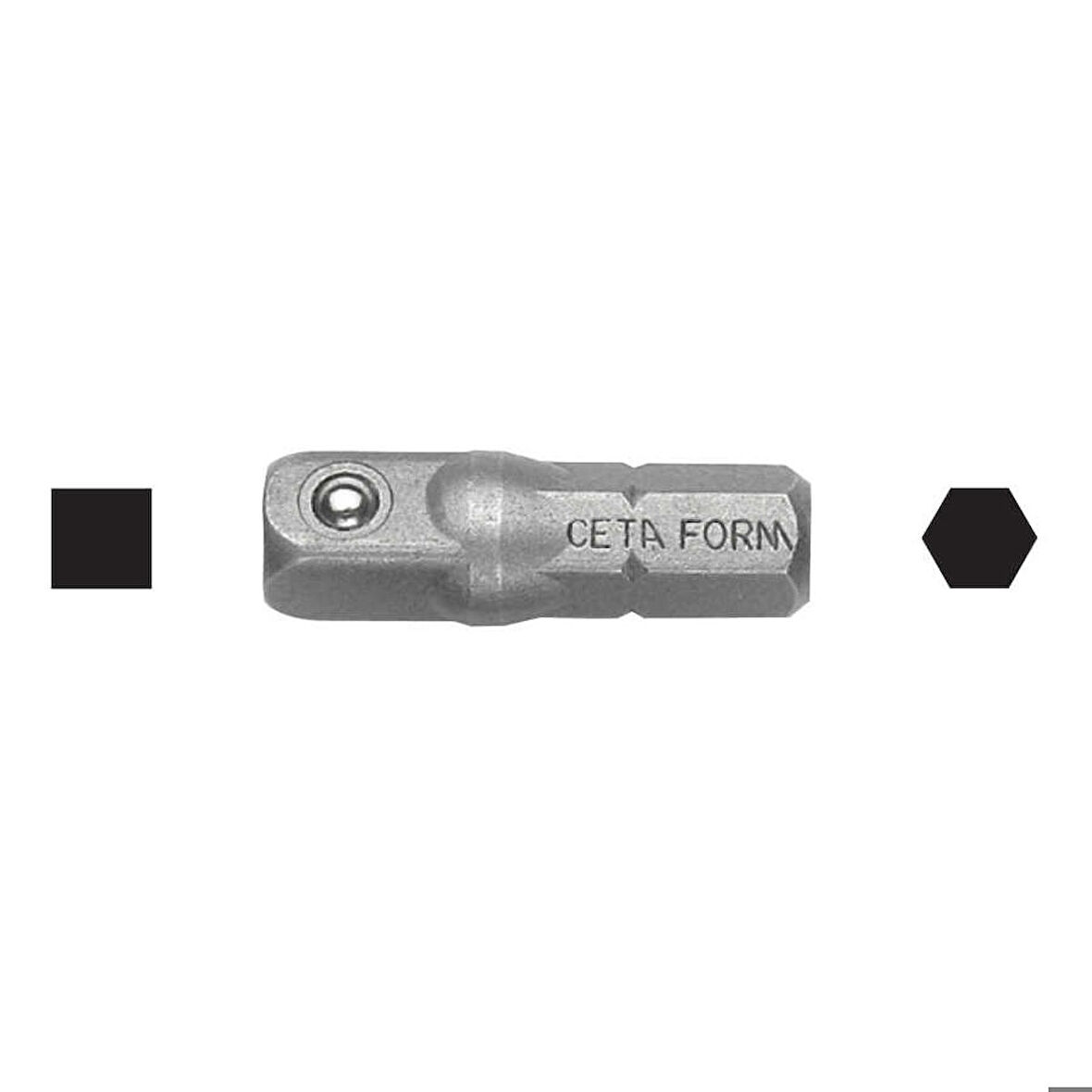 Ceta Form 3/8-1/4(100 mm) Lokma Adaptörü(Manuel Kullanım)