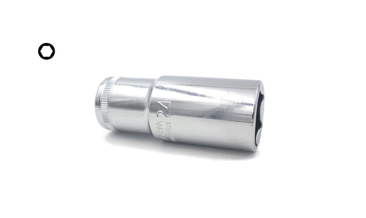Ceta Form 24 mm 1/2” 6 Köşe Derin Lokma Anahtar C24-H24