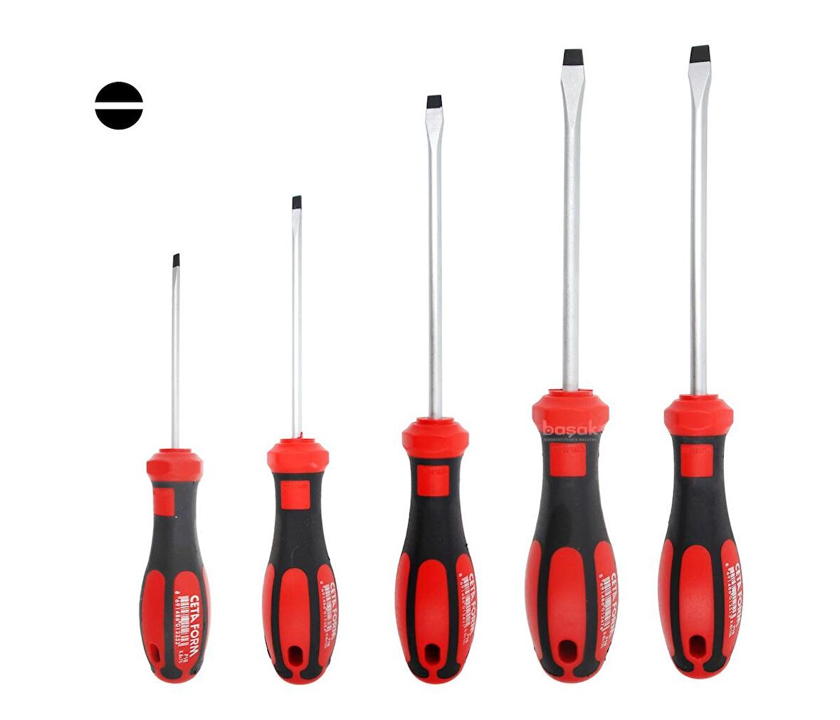 Ceta Form F99-502 5 Parça C-PLUS Tornavida Takımı - Düz