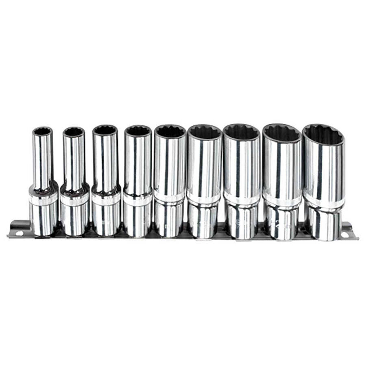 Ceta Form 1/2" 12 Köşe Yıldız Derin Lokma Anahtar Takımı 9 Parça - CETA C24-RB09