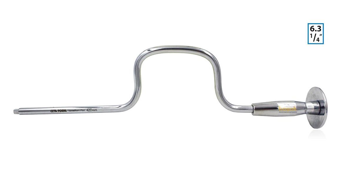 Ceta Form 460 mm 1/4" Firdöndü Kol Metal Avuç Saplı C01-50MR