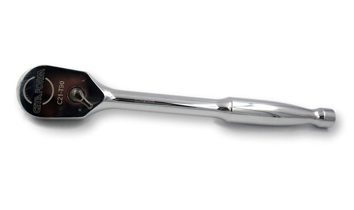 Ceta Form C21-T90 1/2" Kapalı Tip Cırcır Kolu (Metal Saplı)