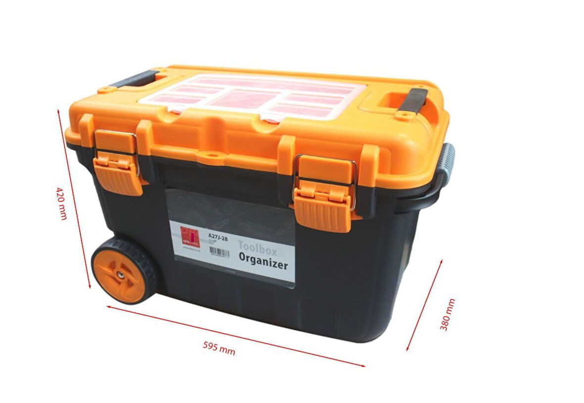 CETA A27J-28 Portatif Tekerlekli Takım Çantası