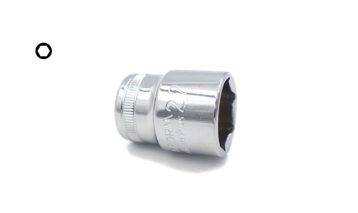 Ceta Form 22 mm 1/2” 6 Köşe Lokma Anahtar C22-H22