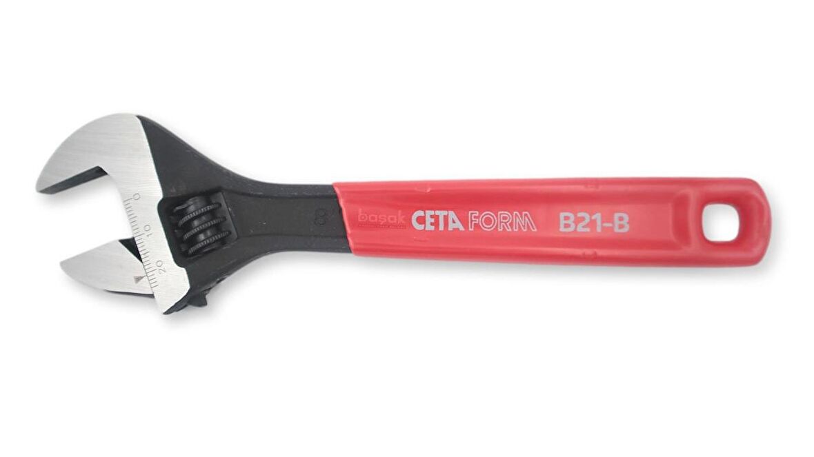 Ceta Form 200 mm 8" Kurbağacık Anahtar B21-200B Fosfat Kaplı PVC