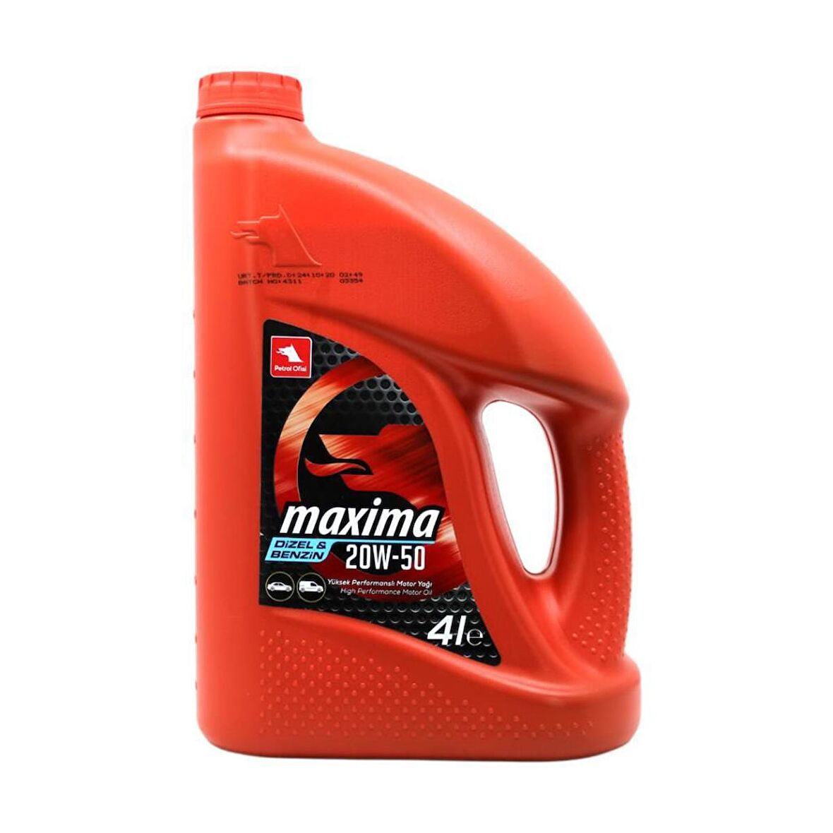 Petrol Ofisi Maxima 20W-50 4 Lt Benzinli Motor Yağı