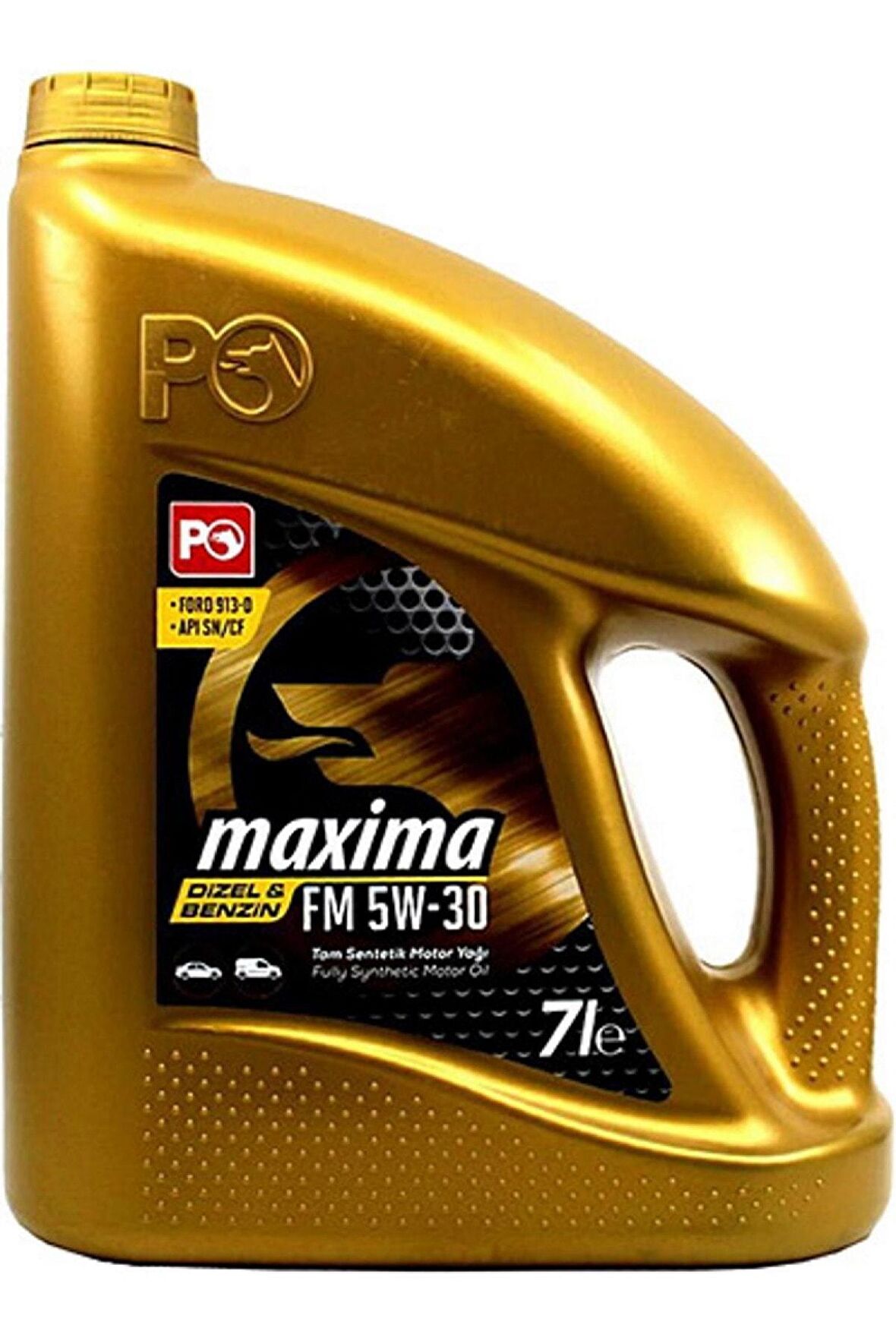 Petrol Ofisi Maxima Fm 5W-30 Tam Sentetik 7 lt DPF Benzin-Dizel Motor Yağı 