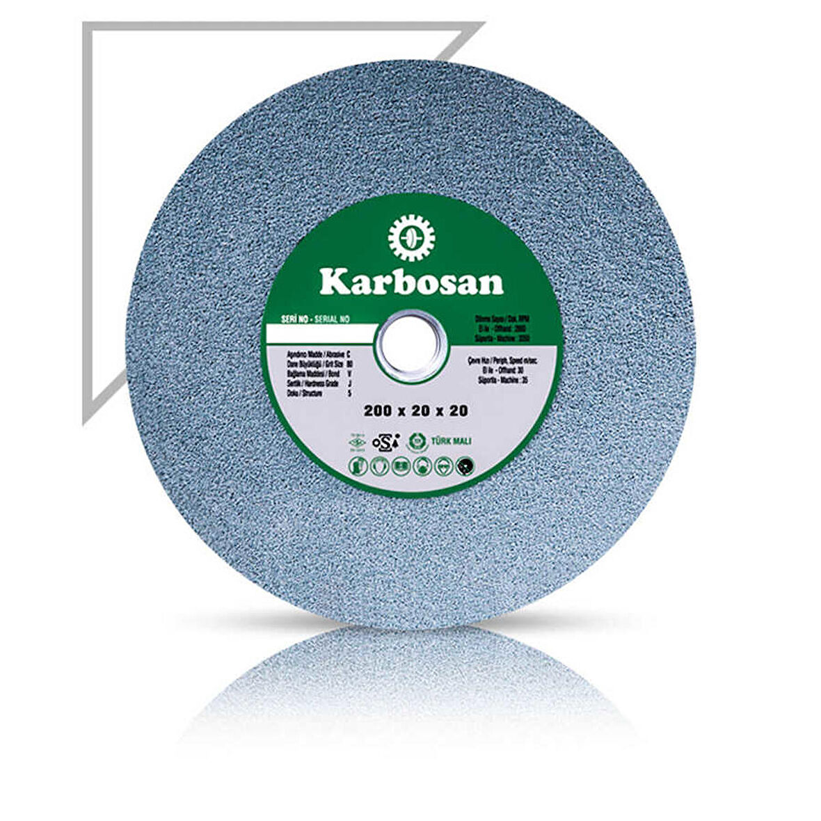 Karbosan 175x25x20 SCG Elmas Bileme Taşı