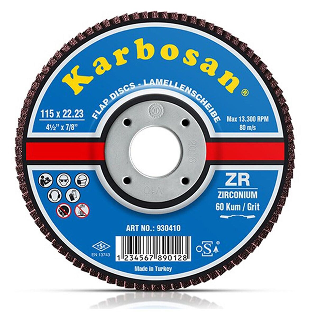 Karbosan Premıum 115 Flap Disk Zr 60 - 983420