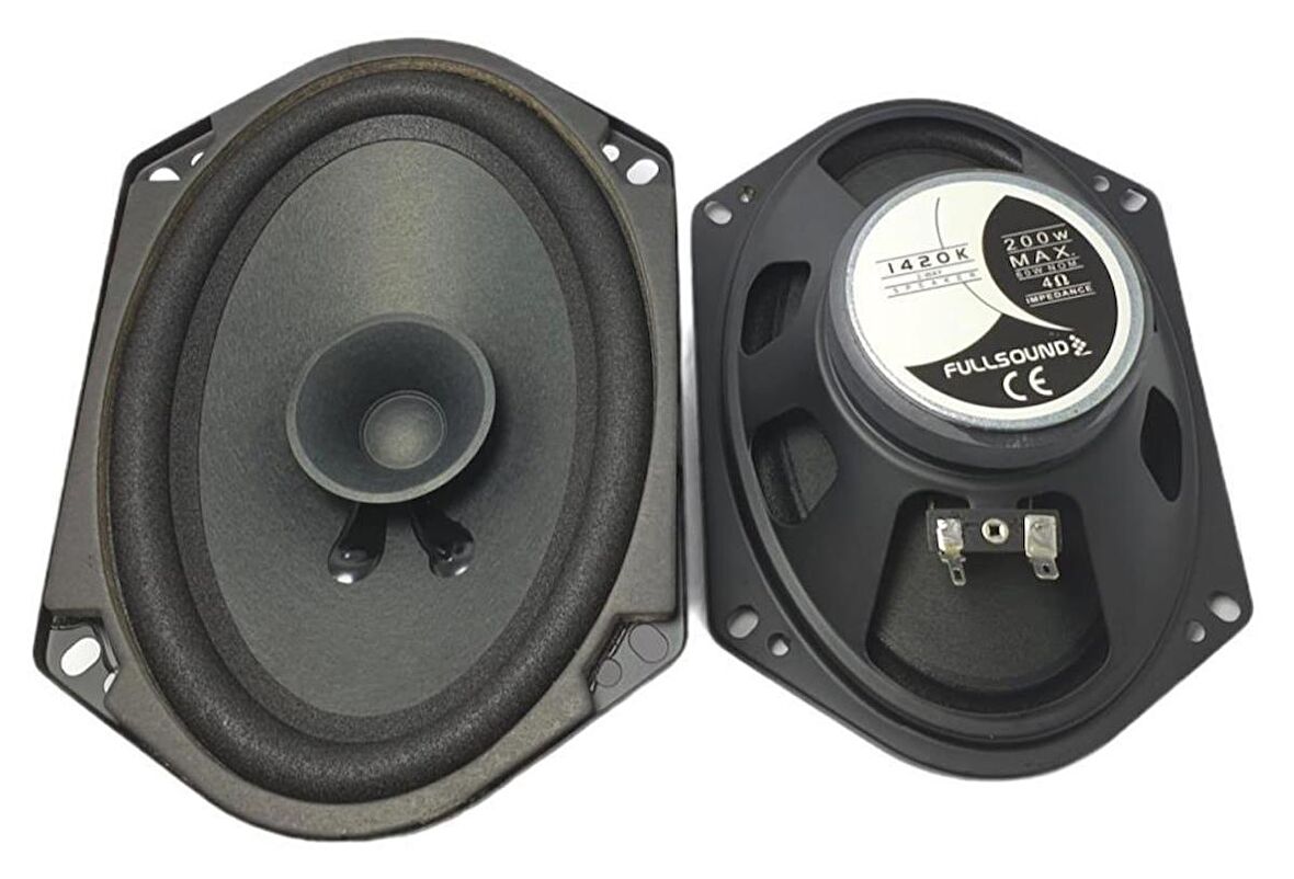 FullSound 1420K 200Watt Oval Hoparlör 180x125mm - 2Adet