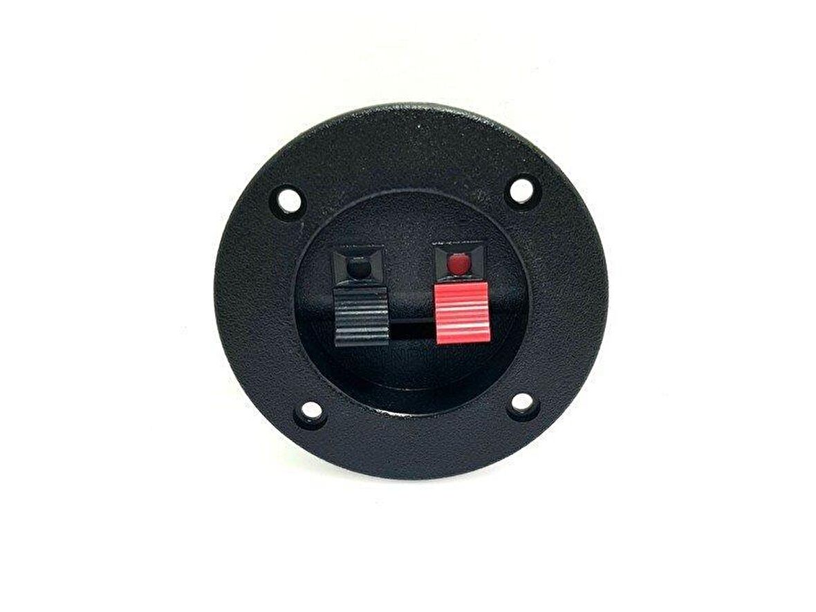 electroon ikili Hoparlör Terminali Yuvarlak 65mm -50Adet