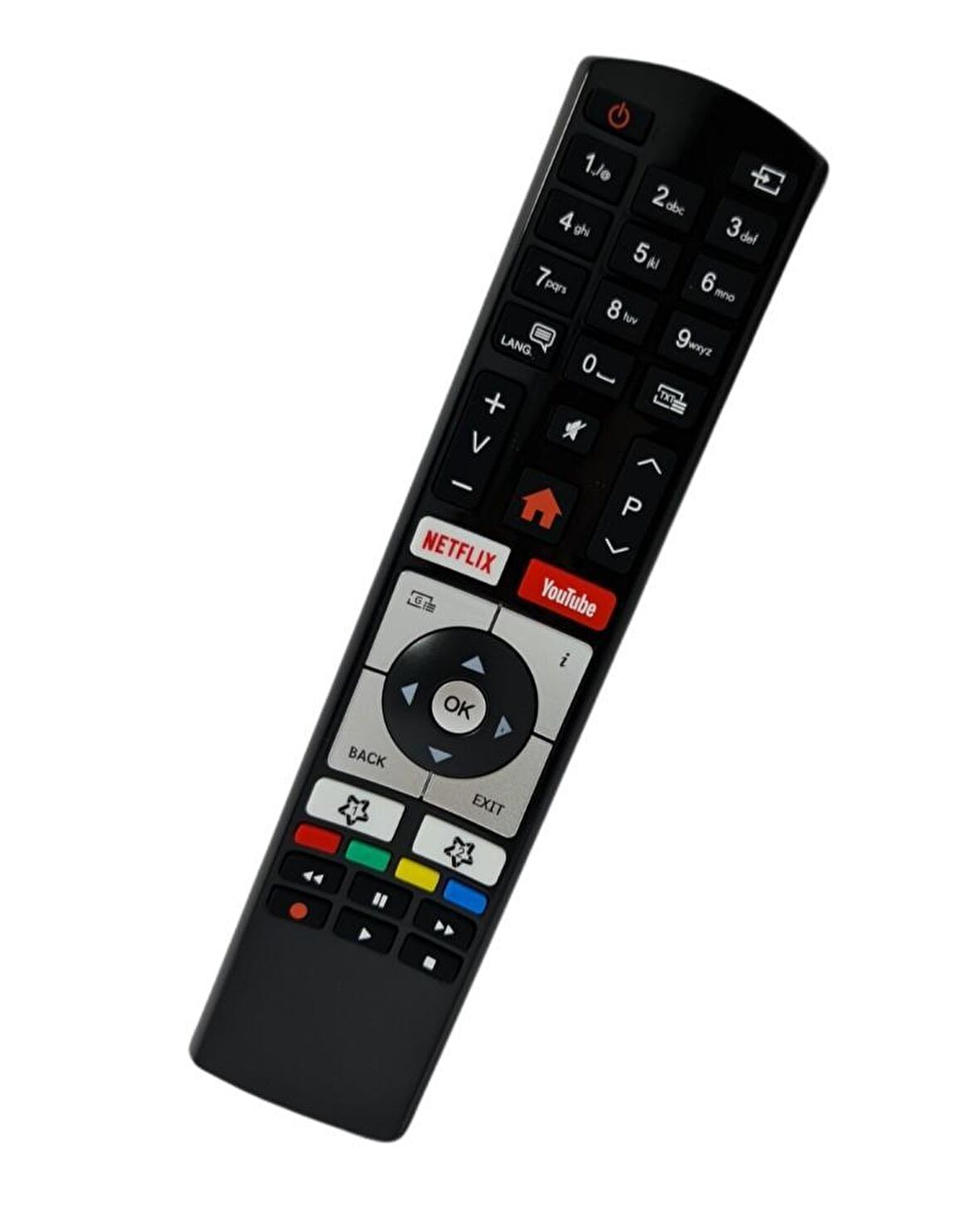 Vestel RC4318 H0362A Netflix-Youtube Tuşlu LED Tv Kumandası