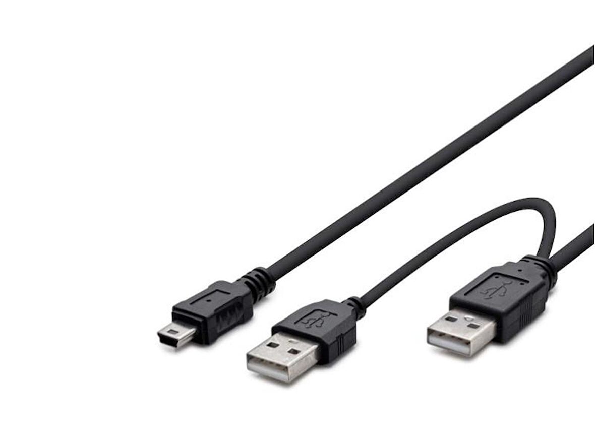 Hadron USB HDD Kablo 5PIN TO 2USB 70CM