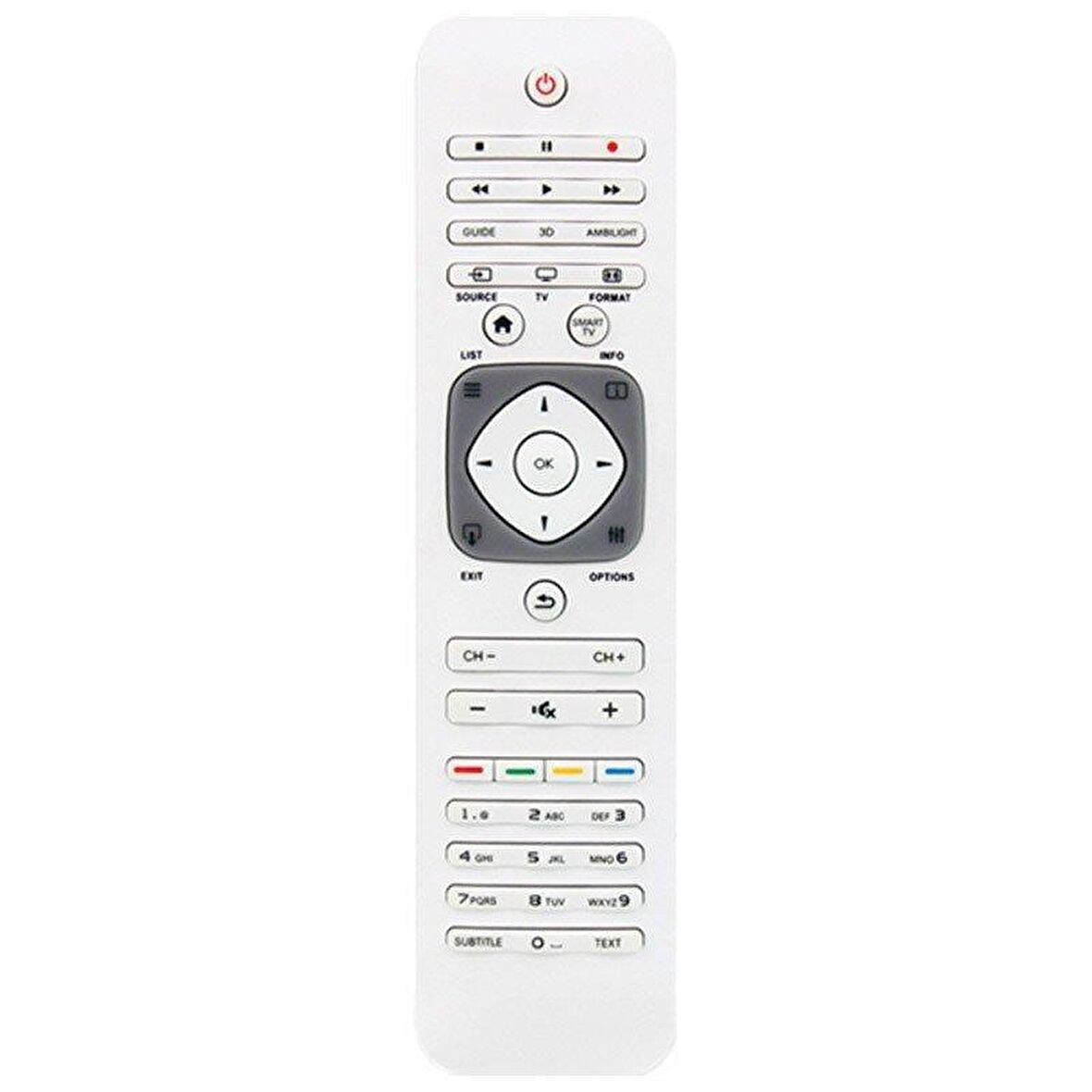 PHILIPS RM-1128W Beyaz LCD-LED Kumandası