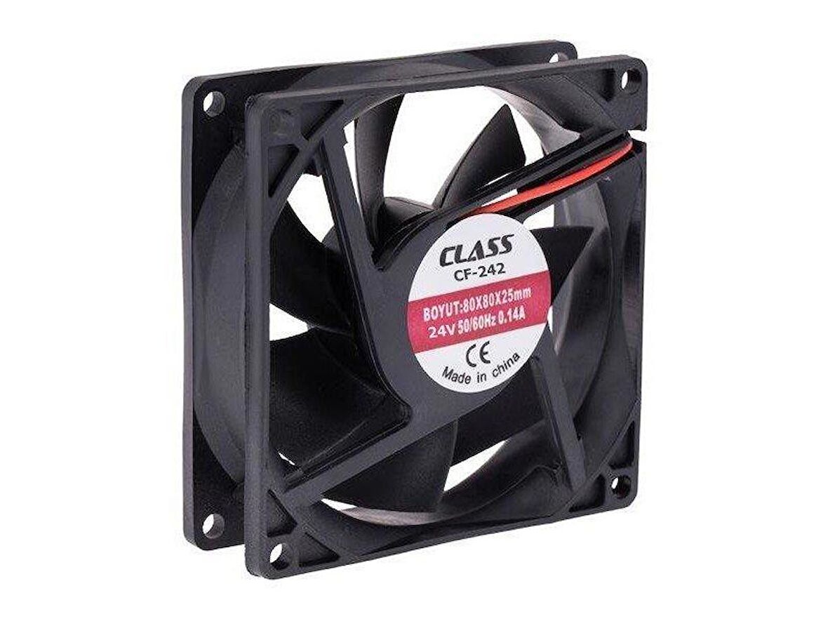 Class CF-242 80x80x25mm DC 24Volt Fan - 1Adet