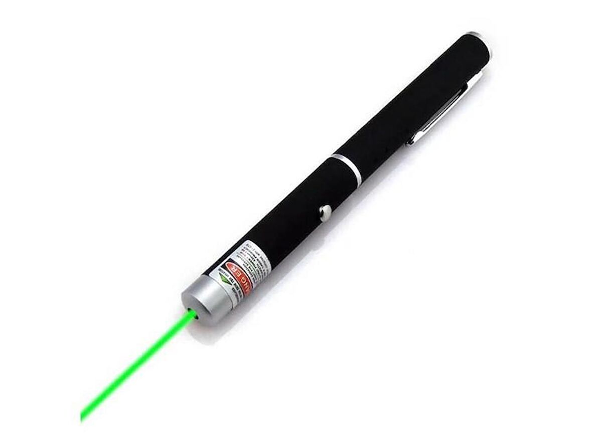 Powermaster PM-2552 Pilli Tek Başlıklı Güçlü Yeşil Lazer Pointer