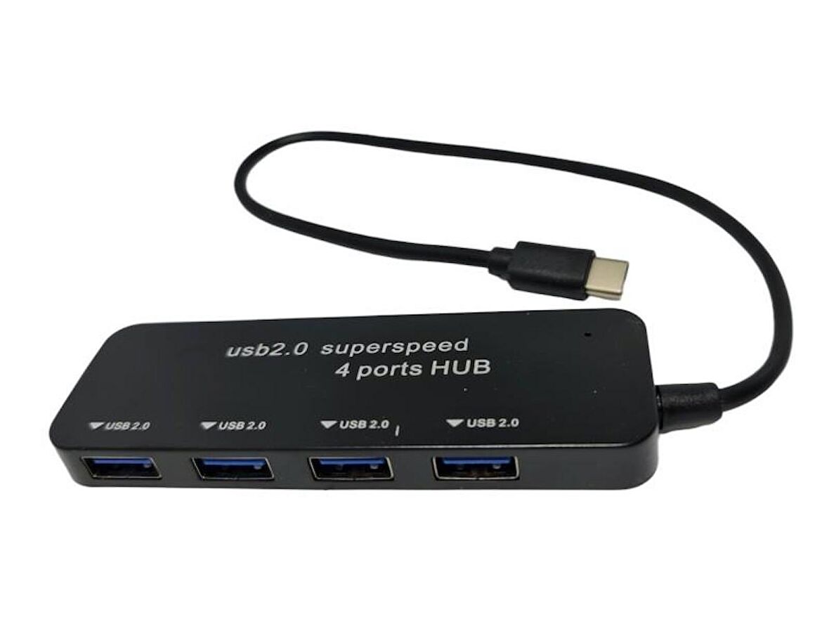 Nivatech TypeC - 4Port USB 2.0 Çoklayıcı USB HUB