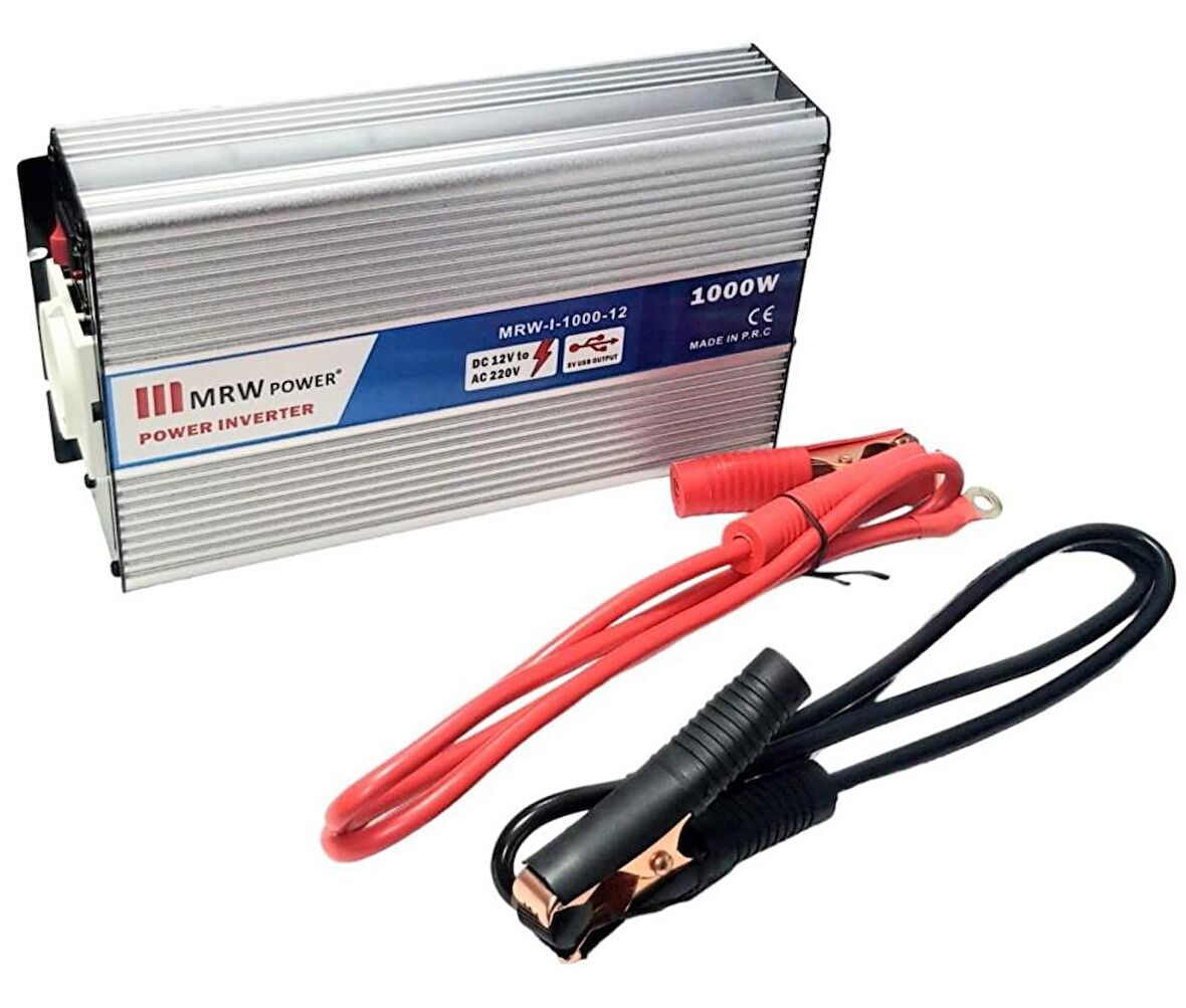 MRWPower 1000Watt 12V-220Volt Inverter MRW-1000-12