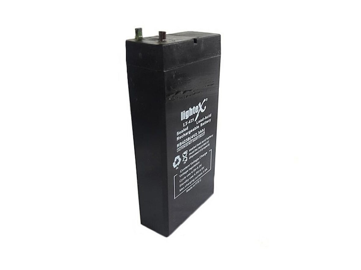 Lightex LT-425 4V 2.5Ah Akü 100x50x22mm
