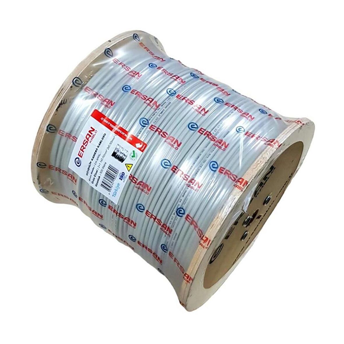 Ersan Kablo 2+1 0.50mm CU Bakır 500mt Güvenlik Kamera Kablosu