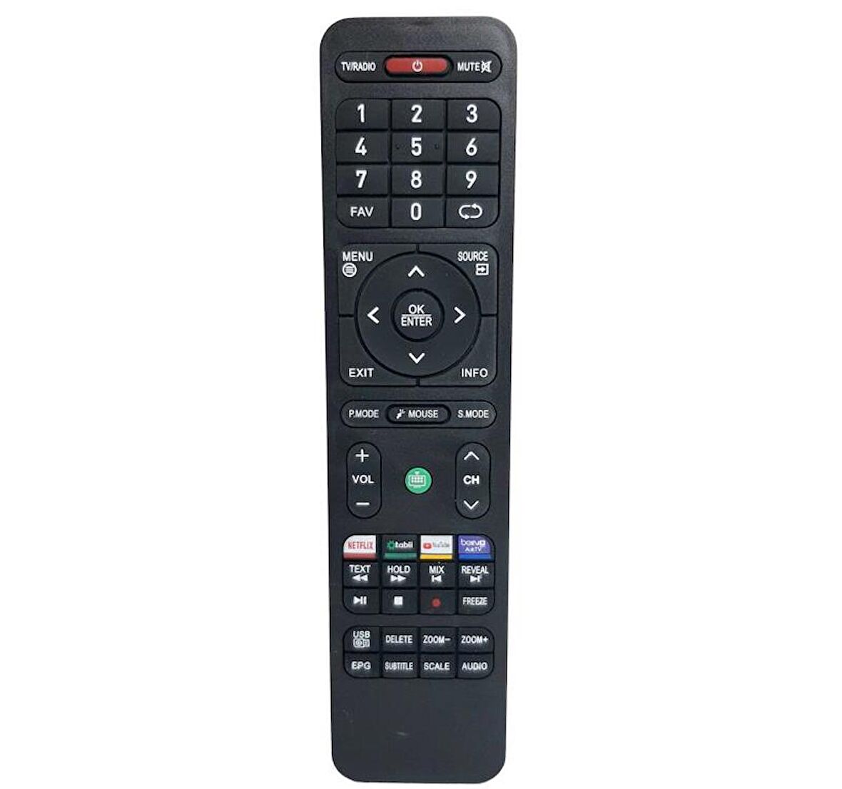 Onvo Bein Netflix Youtube Tuşlu Android Smart Led Tv Kumanda ENL-0655N