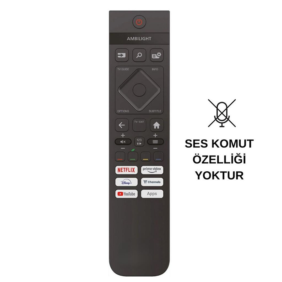 PHILIPS The One The Xtra Serisi Amblight Tv Kumanda - Ses komutsuz