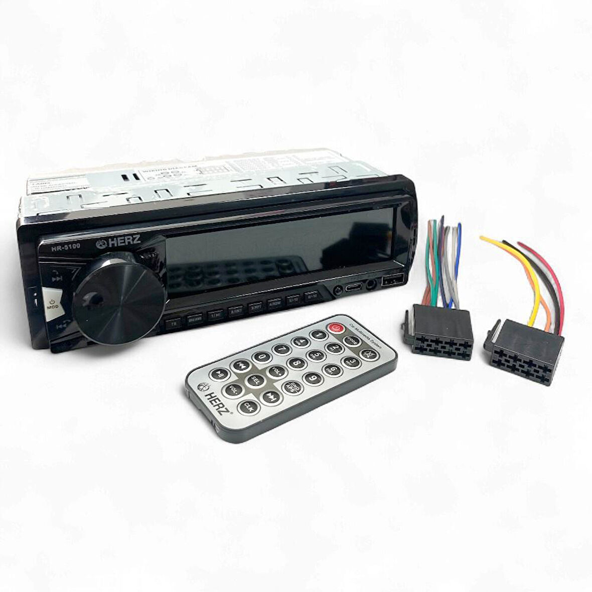 Herz HR-5100 Aux-Usb-SD Girişli Kumandalı Oto Teyp