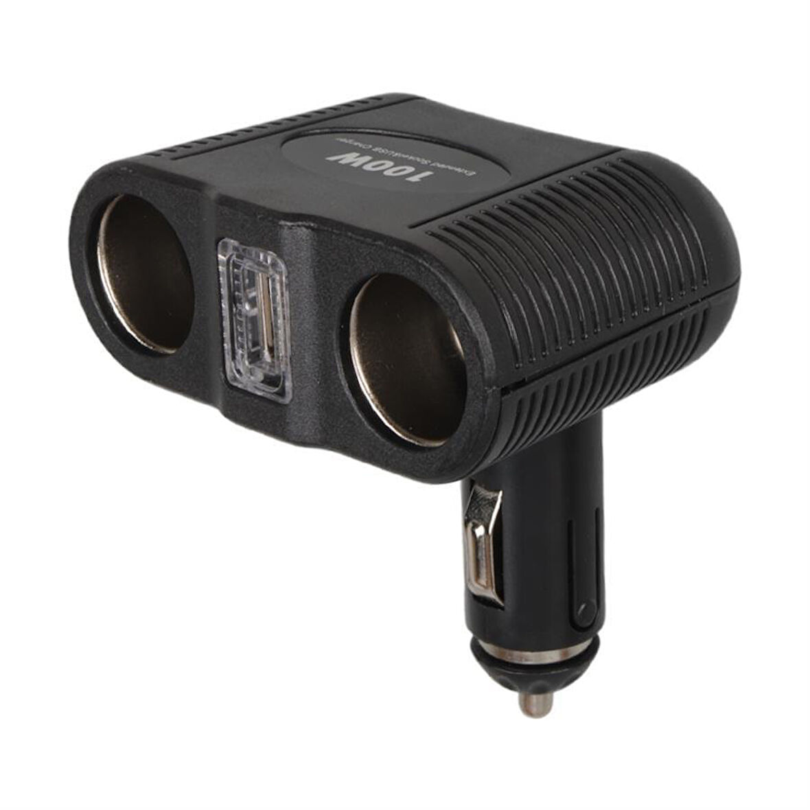 Olesson 1646 Tek USB Girişli 100Watt 2x Çakmak Girişli Çakmak Çoklayıcı
