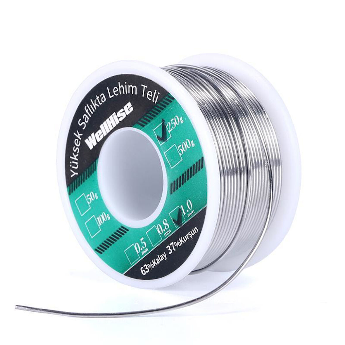 WellHise 1.0mm 250gr Lehim Teli Sn63Pb37