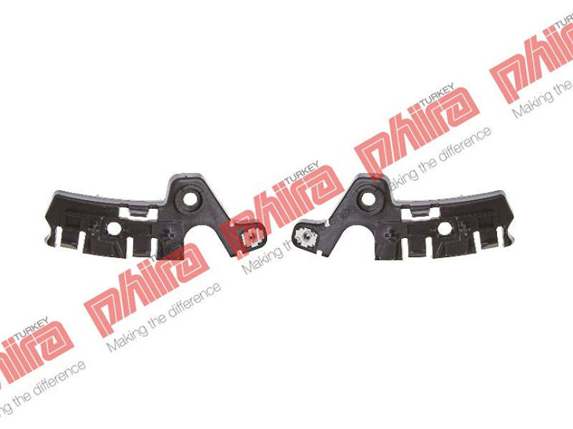 Renault Tampon Baglantı Braketi On Sol / Sag Takım Plastık Megane III 08>12 - Phira Mg-08420