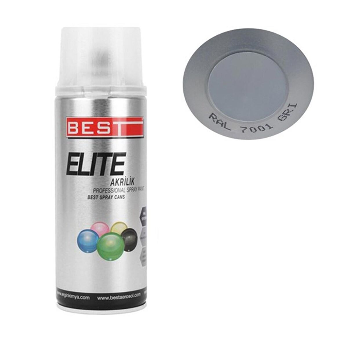 Best Elıte 7001 Donanma Gri Sprey Boya 400Ml