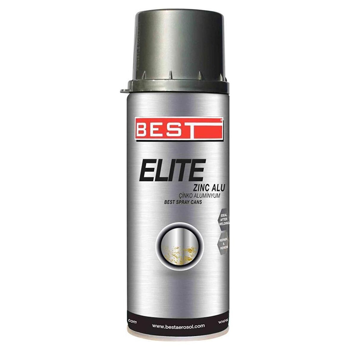 BEST ELİTE ZİNC ALÜMİNYUM SPREY BOYA ÇİNKO 400 ml