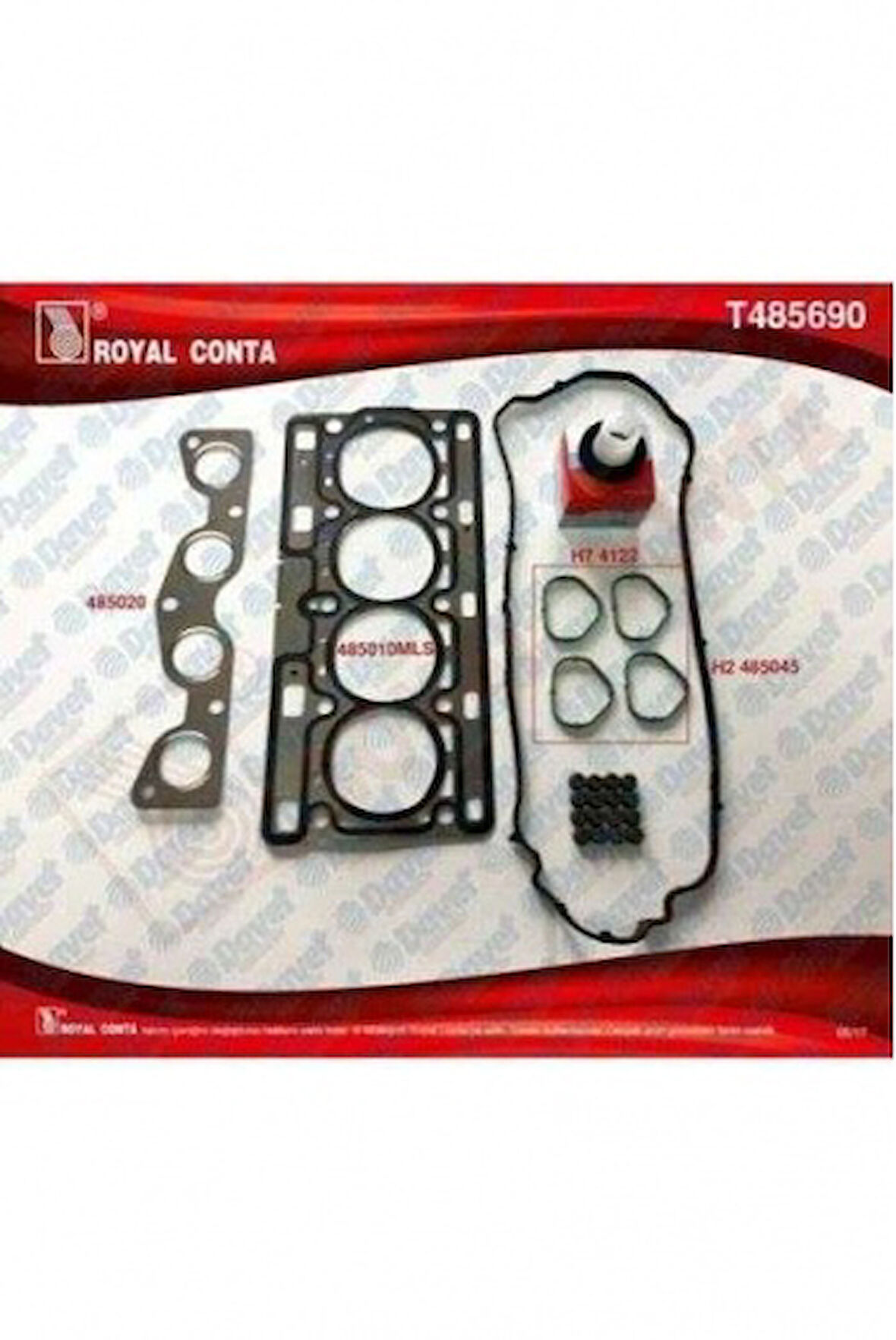 Renault Ust Takım Contası Corteco Keceli Subap Lastıklı Clio Modus 1,2 16v (d4f) - Royal T485690