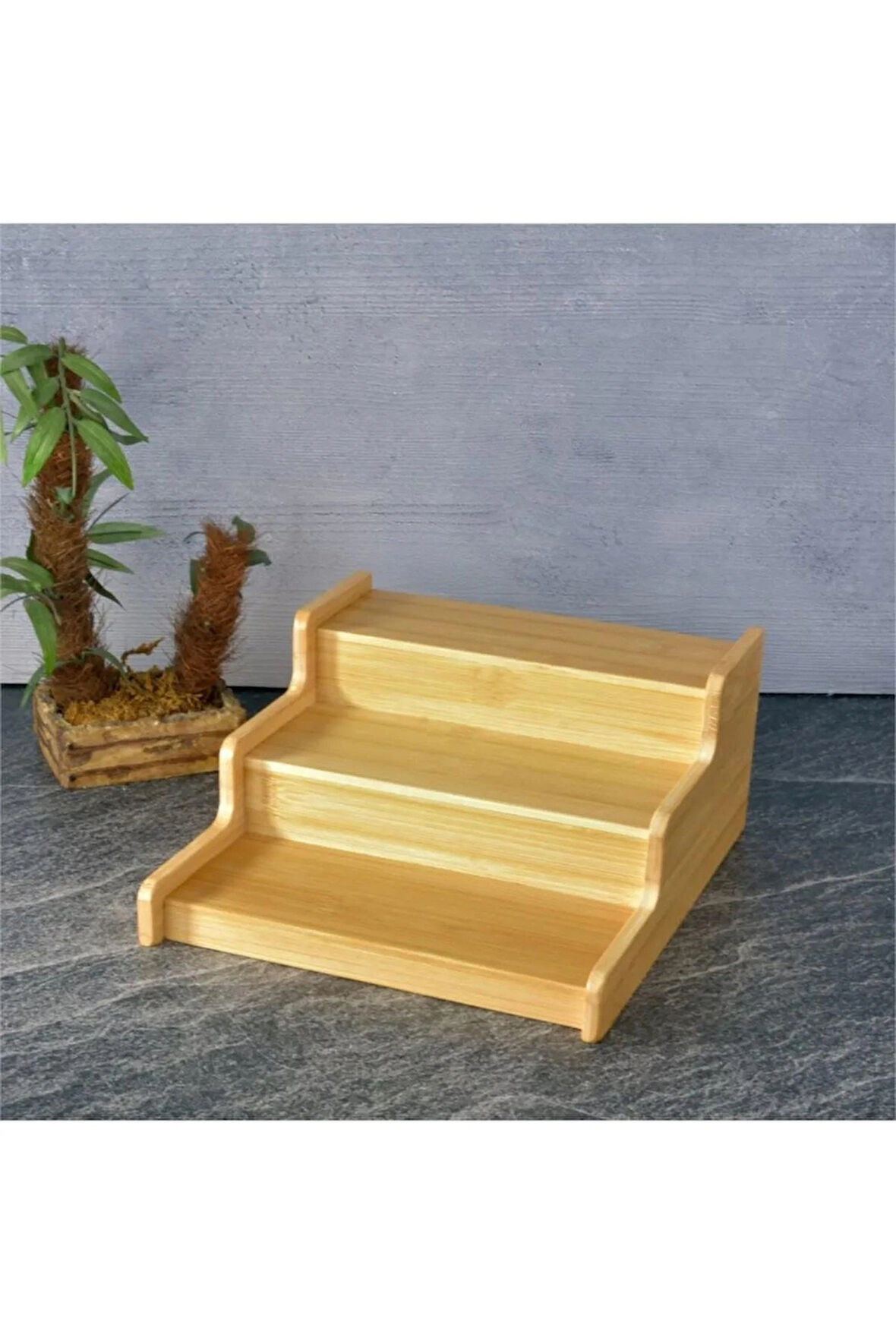 Bambu Raflı Baharatlık Standı