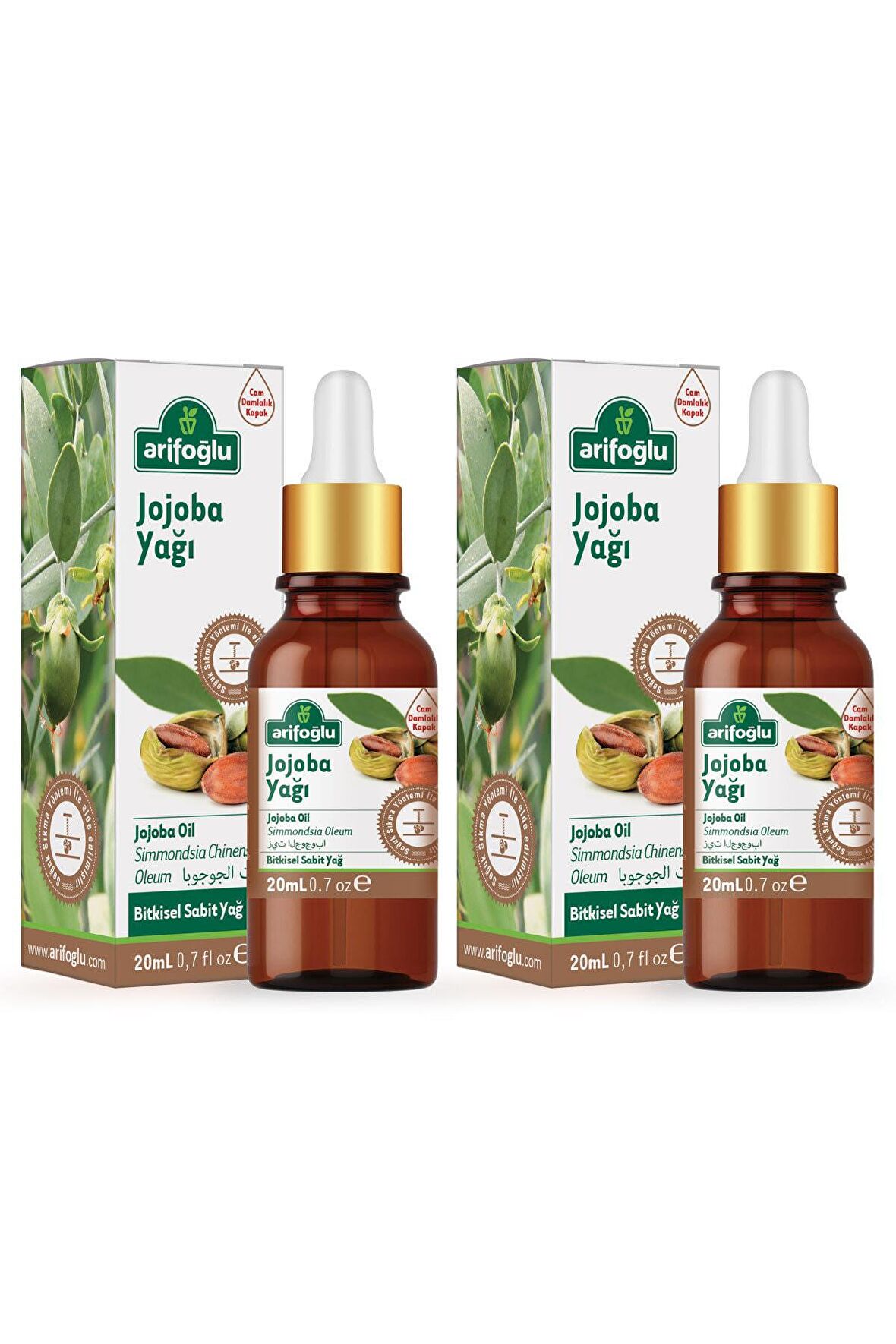 Arifoğlu Jojoba Yağı 20 mL 2 Li Set