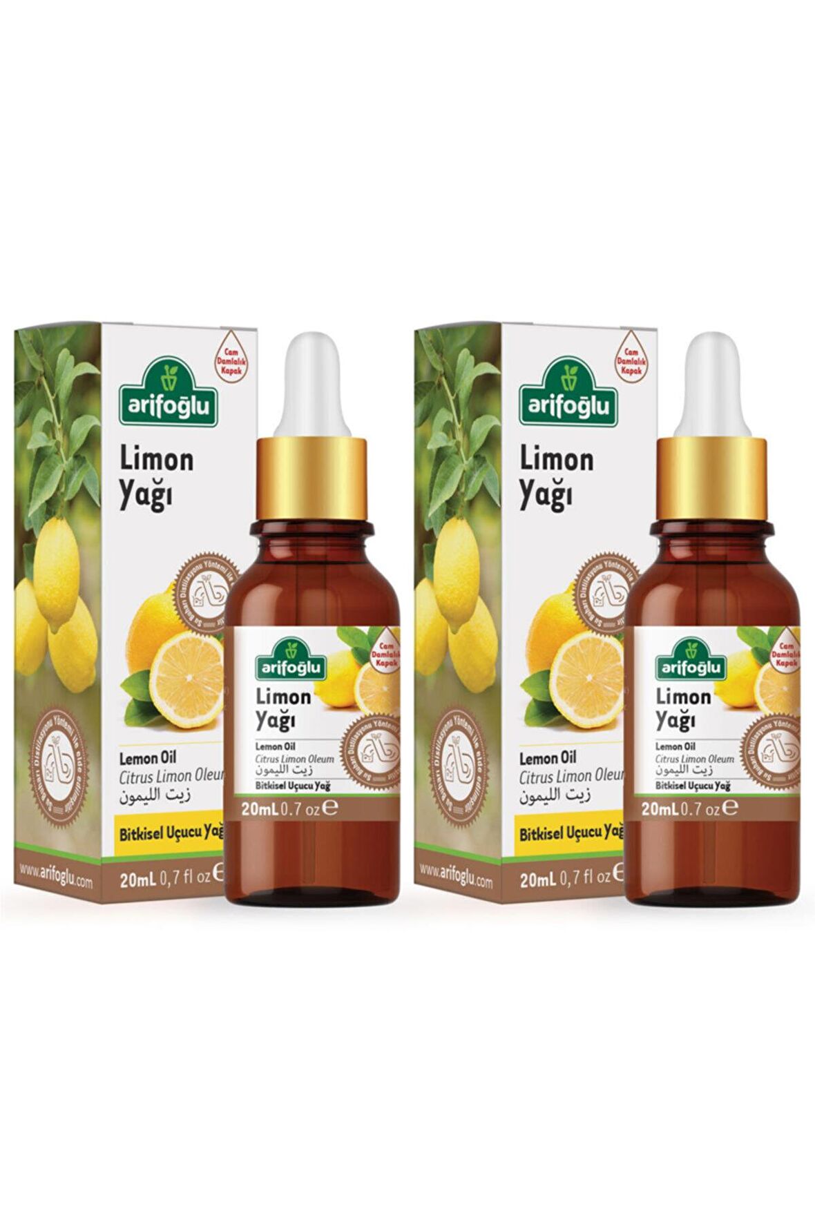 Arifoğlu Limon Yağı 20ml 2 Li Set