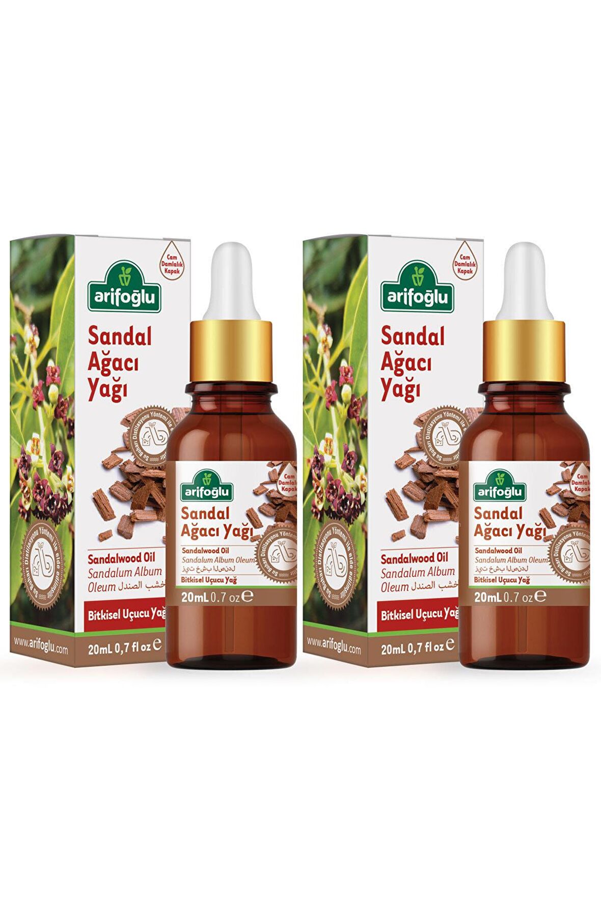 Arifoğlu Sandal Yağı 20ml 2 Li Set