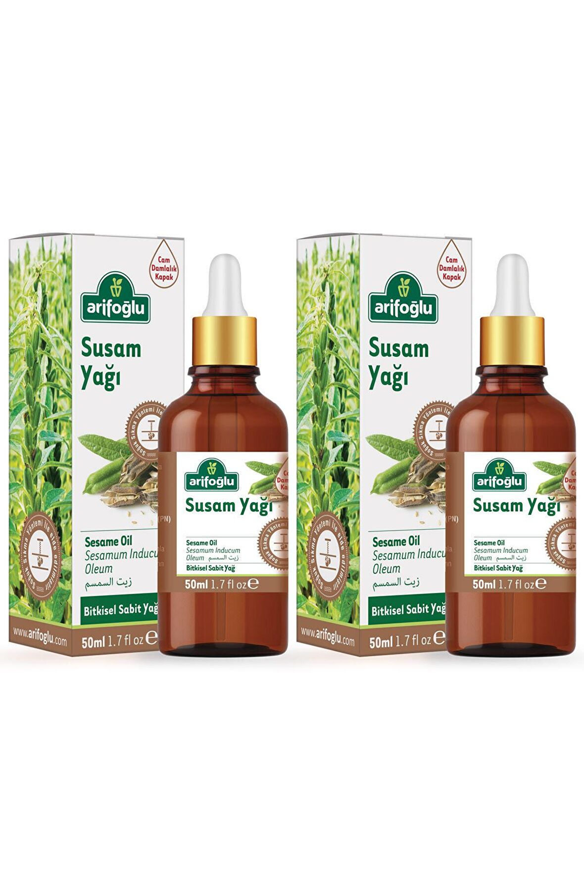 Arifoğlu Susam Yağı 50ml 2 Li Set