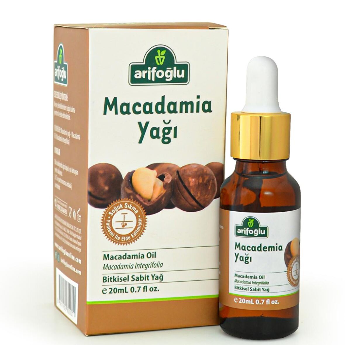 Arifoğlu Macadamia Yağı 20ml