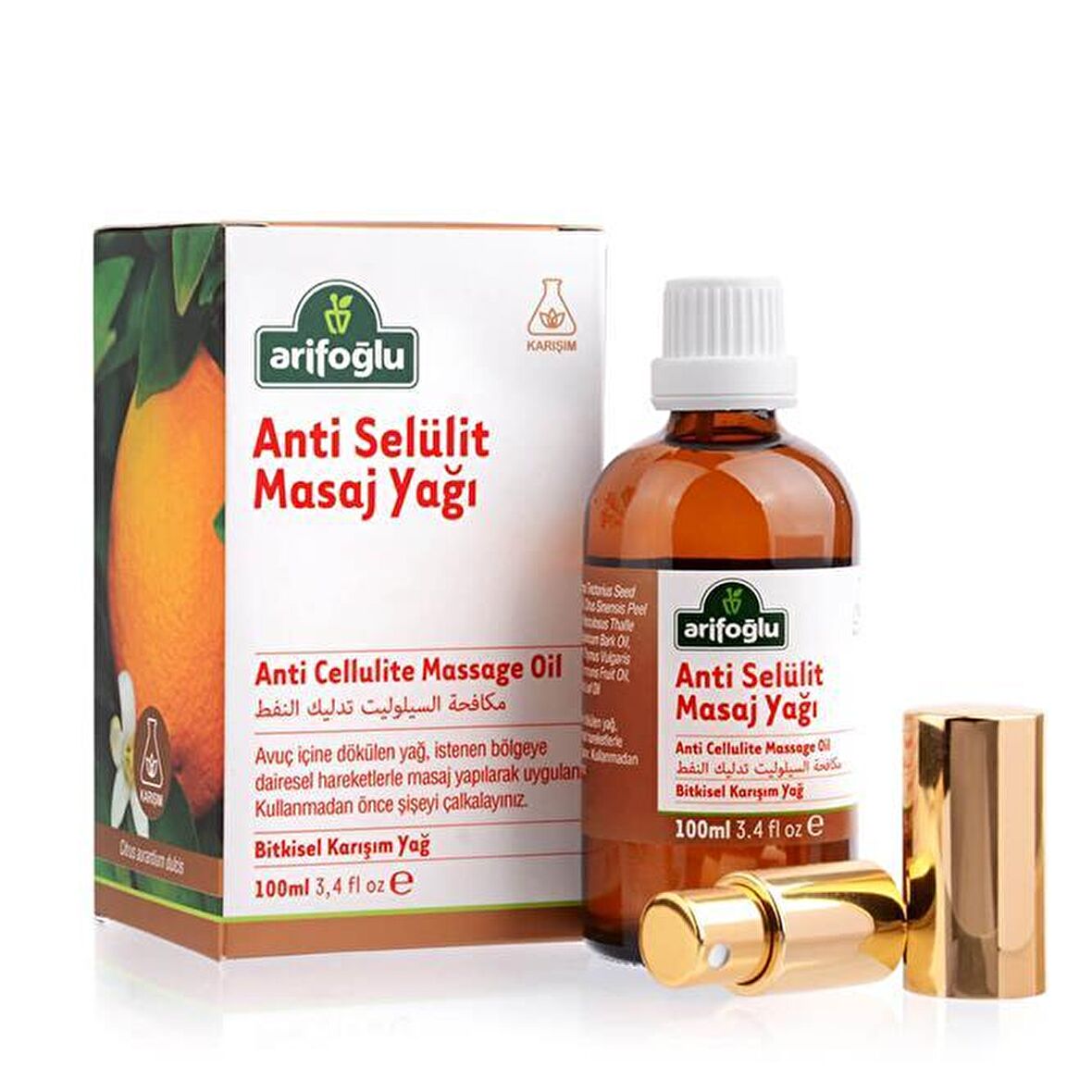 Arifoğlu Selülit Masaj Yağı (Anti Selülit) 100ml