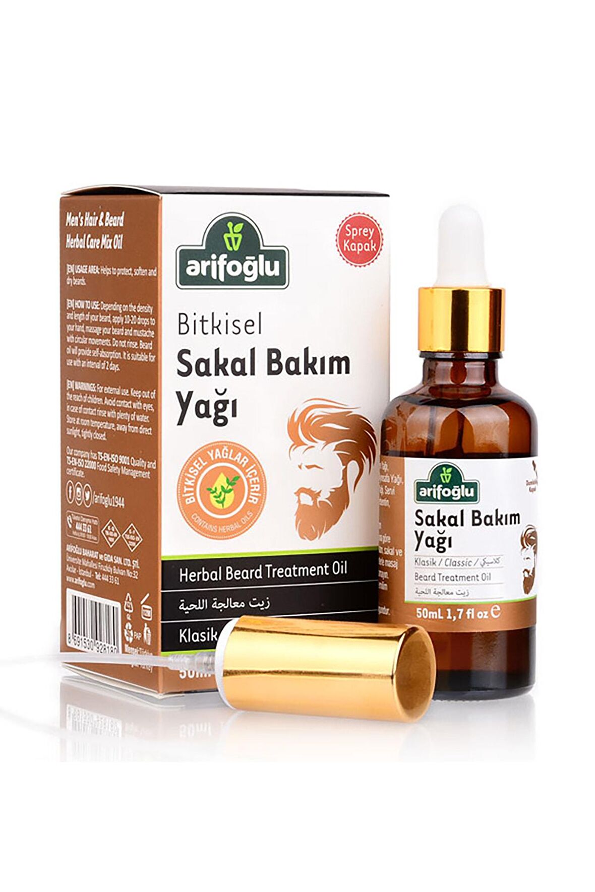 Arifoğlu Sakal Bakım Yağı 50ml