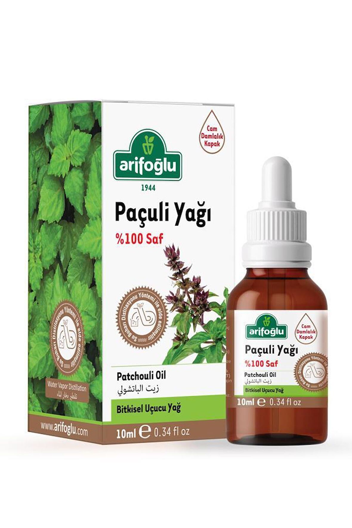 Arifoğlu Paçuli Yağı Saf 10ml Patchouli Essential Oil